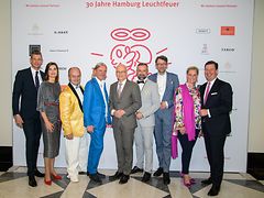  Bürgermeister Tschentscher bei dem 30-jährigen Jubiläum von Hamburg Leuchtfeuer